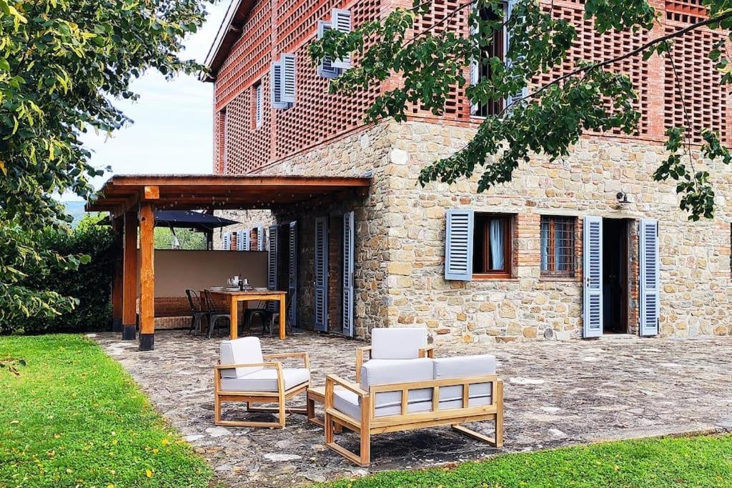 Vila Fienile Panoramico Nel Chianti Greve in Chianti Exteriér fotografie
